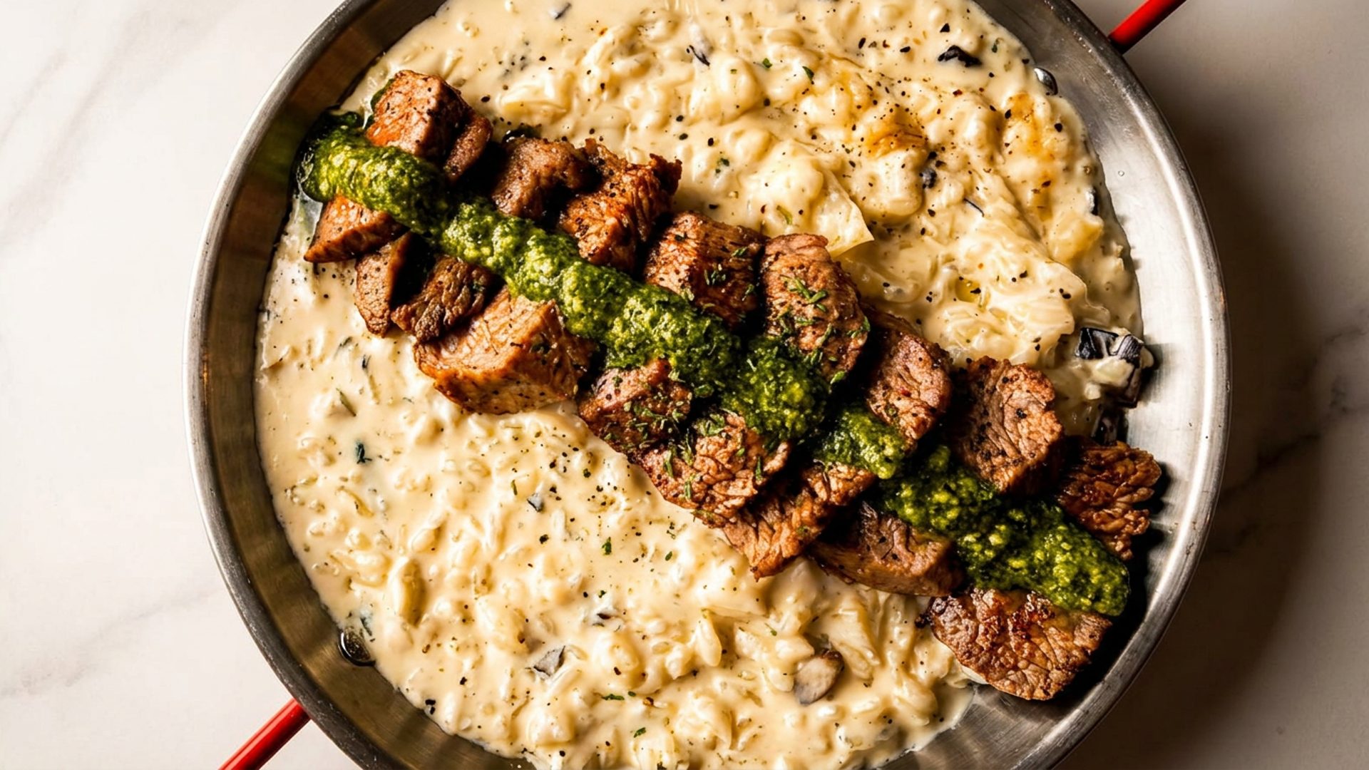 Steak risotto, carbonara, and more