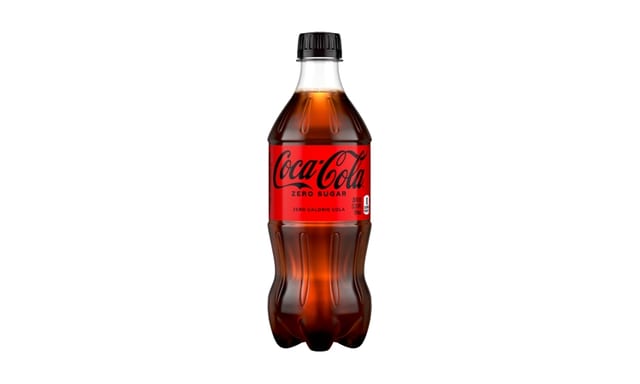 Bottled Coke Zero.