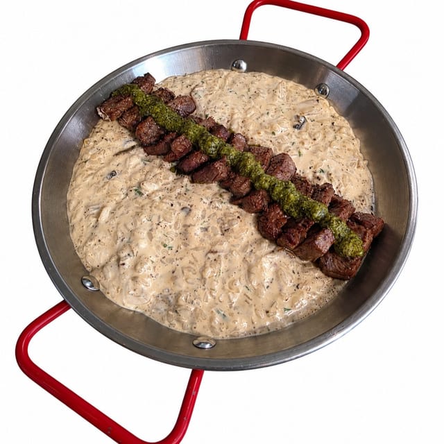 Tri-Tip Steak Risotto.